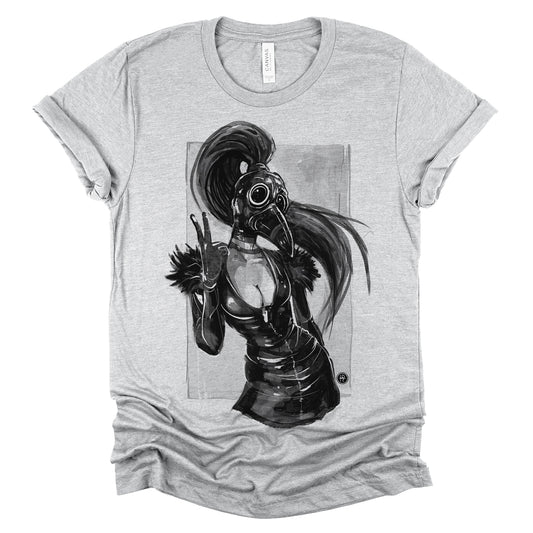 Mrs. Plague Doctor: A Latex Dom's Seduction T-Shirt