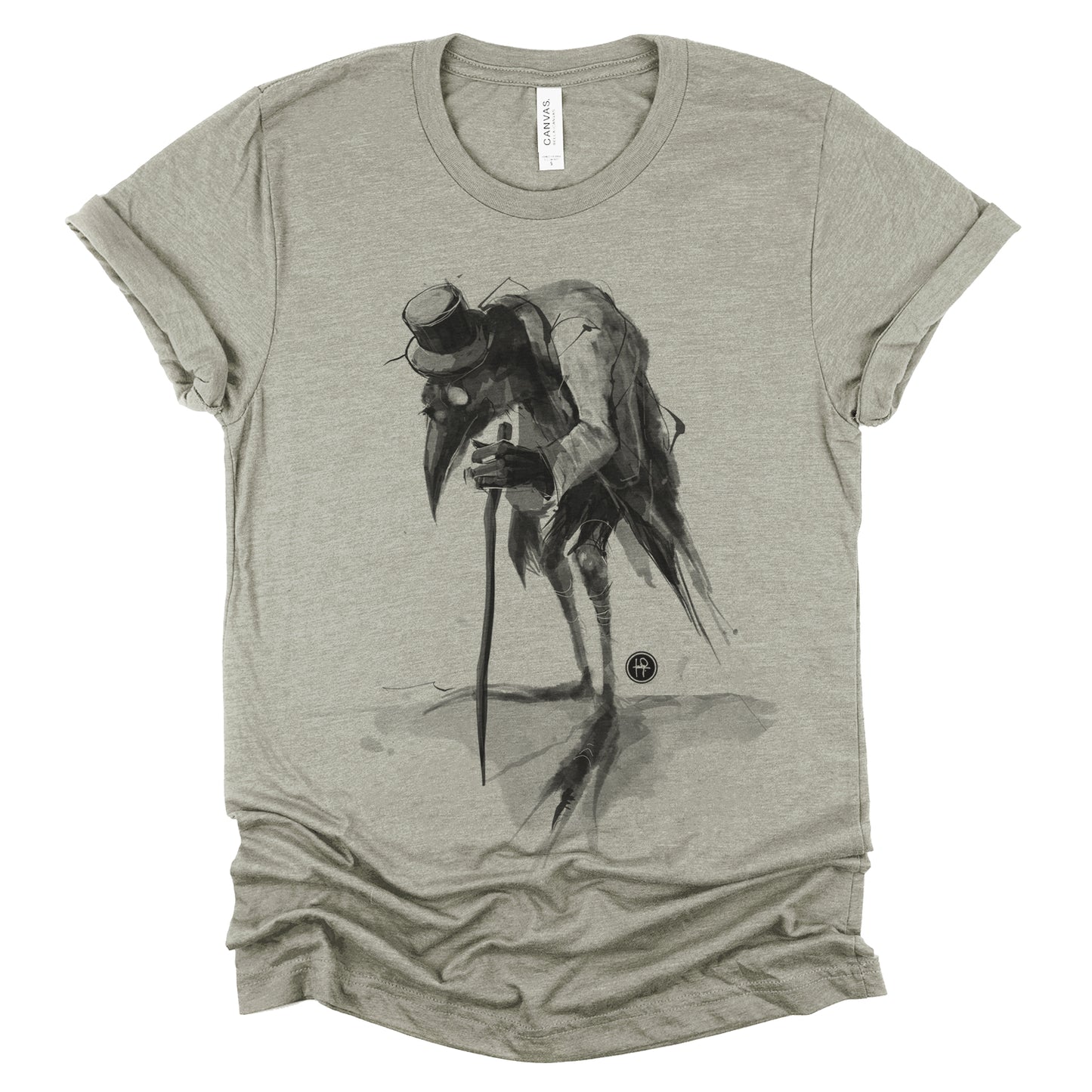 Old Crow: Penniless in Dark Feathers T-shirt