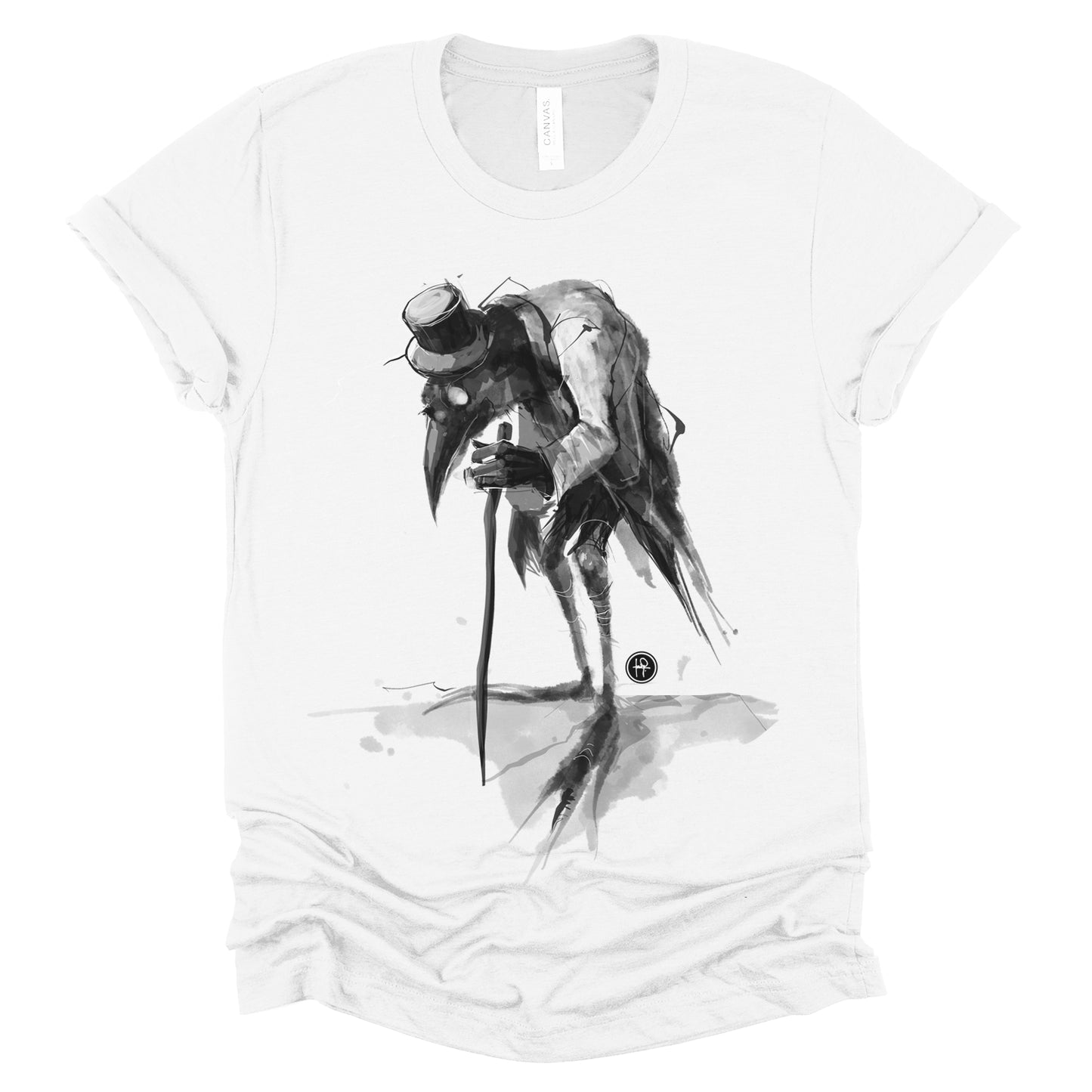 Old Crow: Penniless in Dark Feathers T-shirt