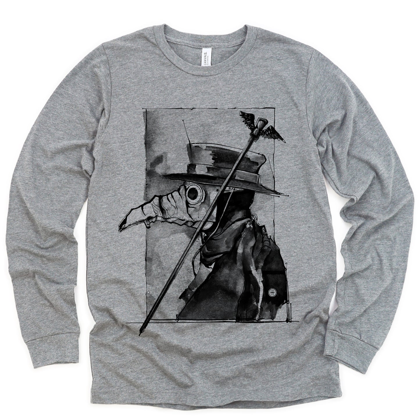 Plague Doctor Custom Long Sleeve T-Shirt