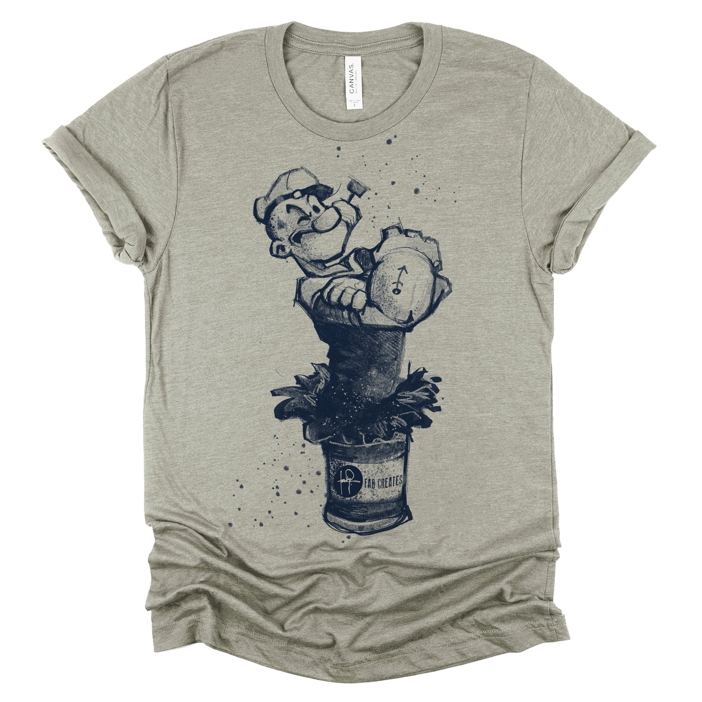 Sailor's Spinach: Powered by FabCreates T-Shirt