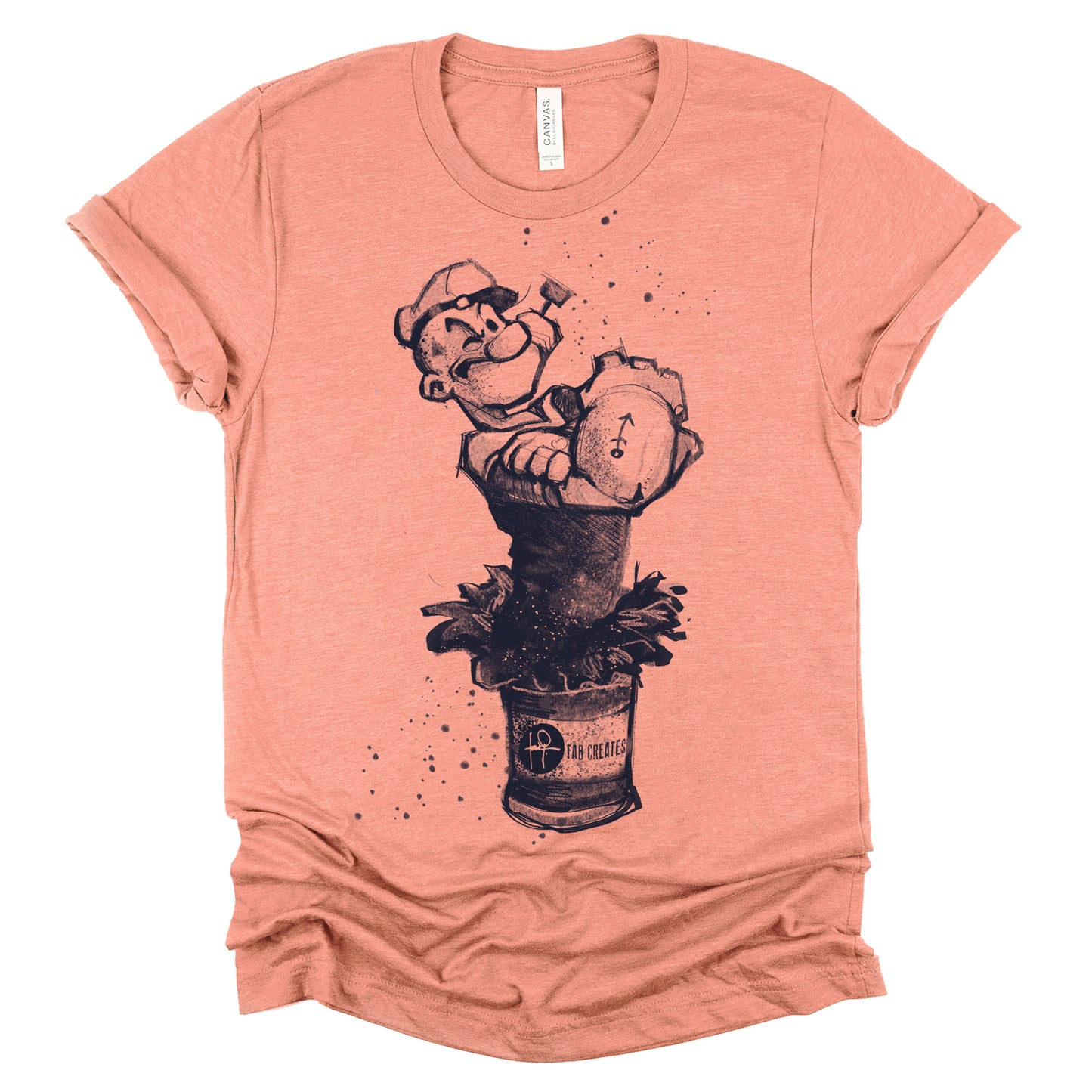 Sailor's Spinach: Powered by FabCreates T-Shirt