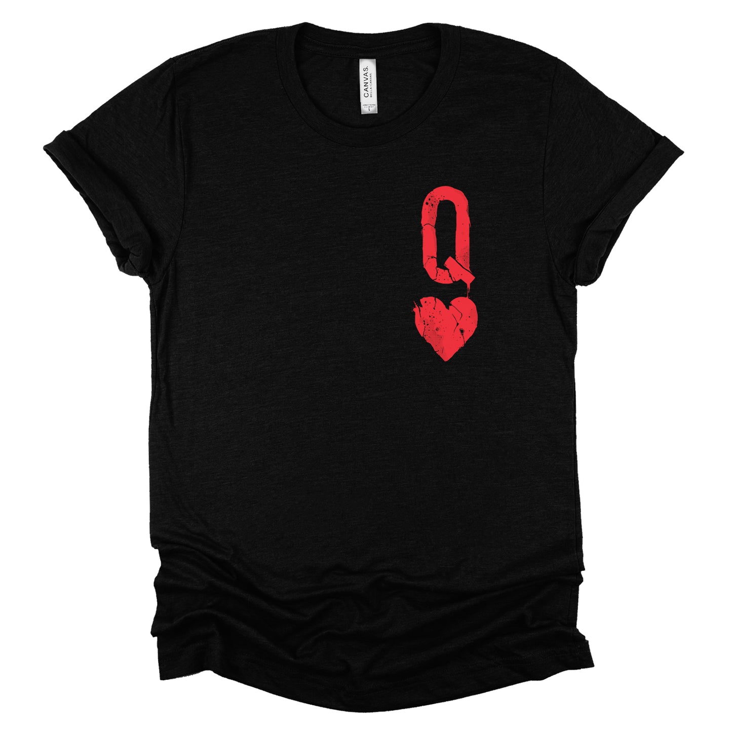Queen of Hearts Distressed: Reign of Chaos T-Shirt