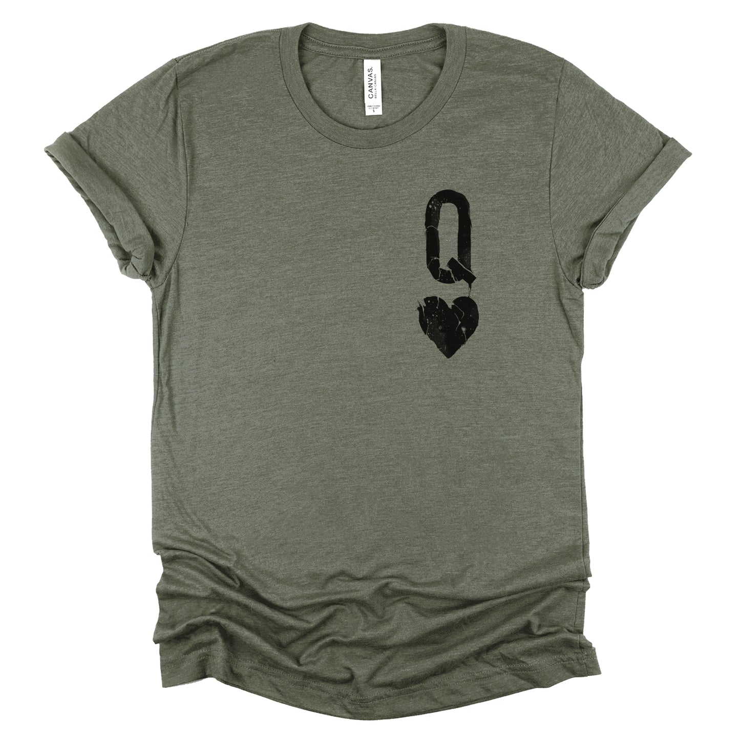 Queen of Hearts Distressed: Reign of Chaos T-Shirt
