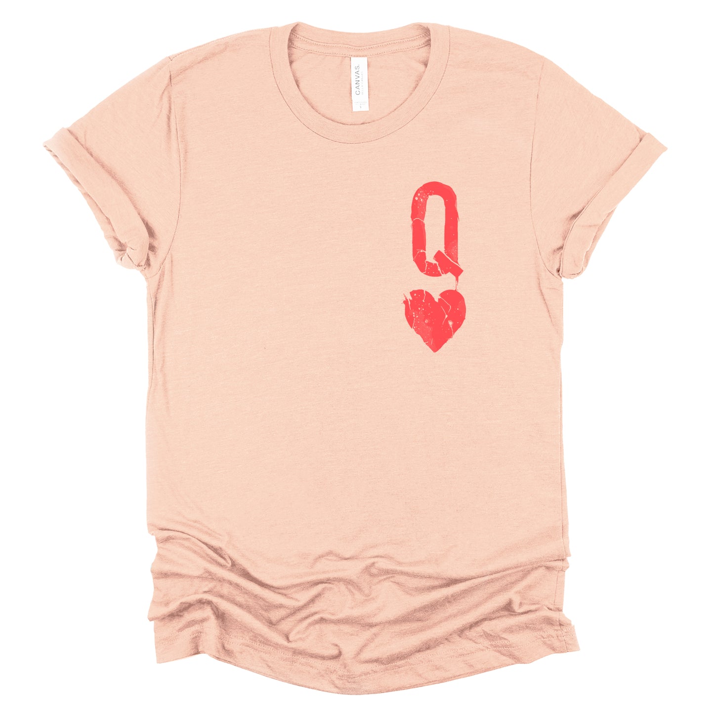 Queen of Hearts Distressed: Reign of Chaos T-Shirt