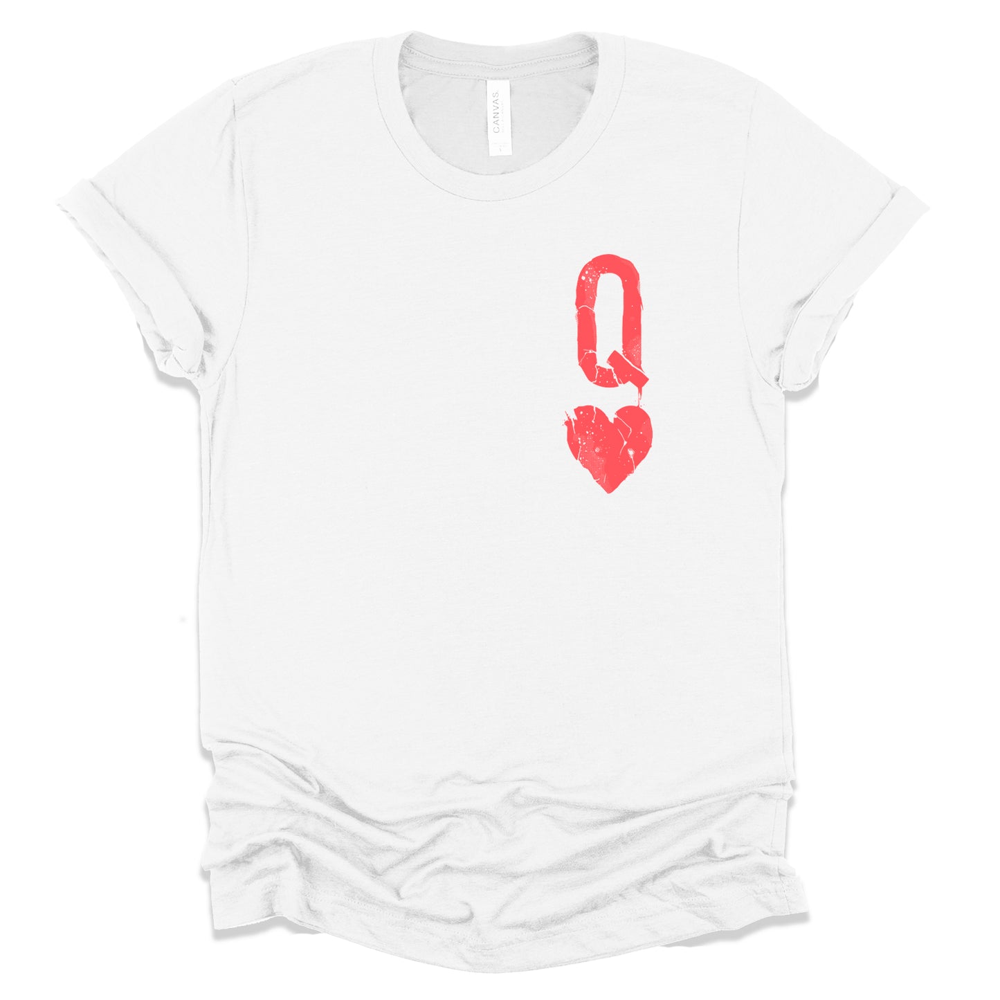 Queen of Hearts Distressed: Reign of Chaos T-Shirt
