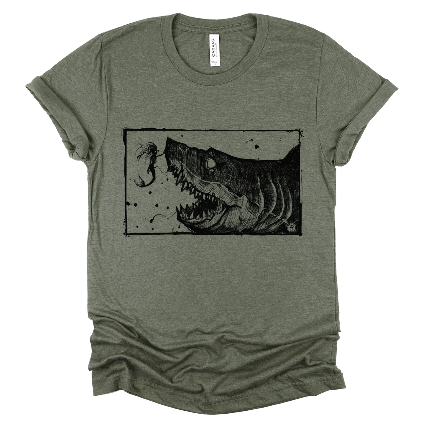 Mermaid & the Shark: Friends and Foes of the Sea T-shirt