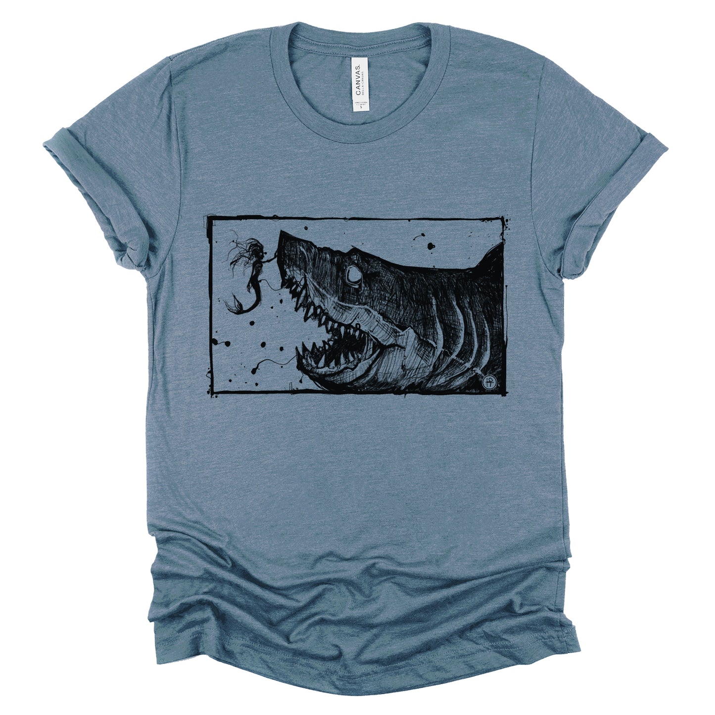 Mermaid & the Shark: Friends and Foes of the Sea T-shirt