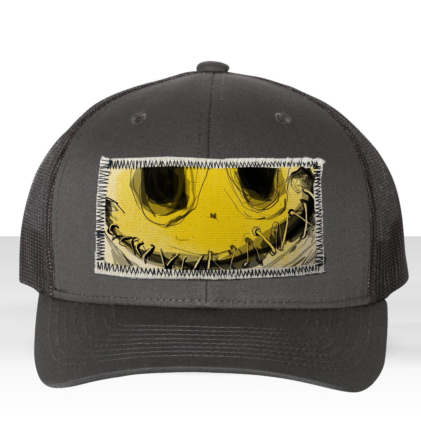 Stitched Lips: Don't Say a Word Trucker Hat