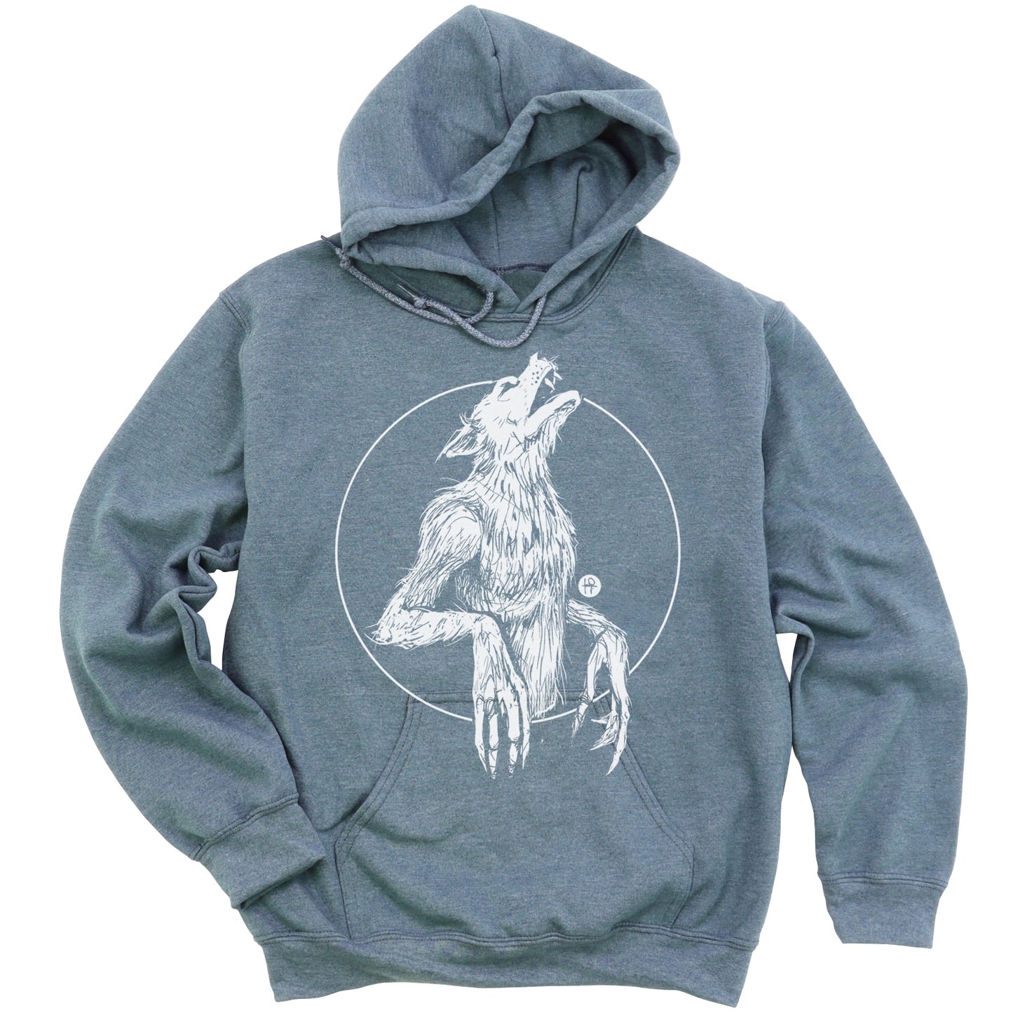 Howling Werewolf: Embrace the Night Hoodie