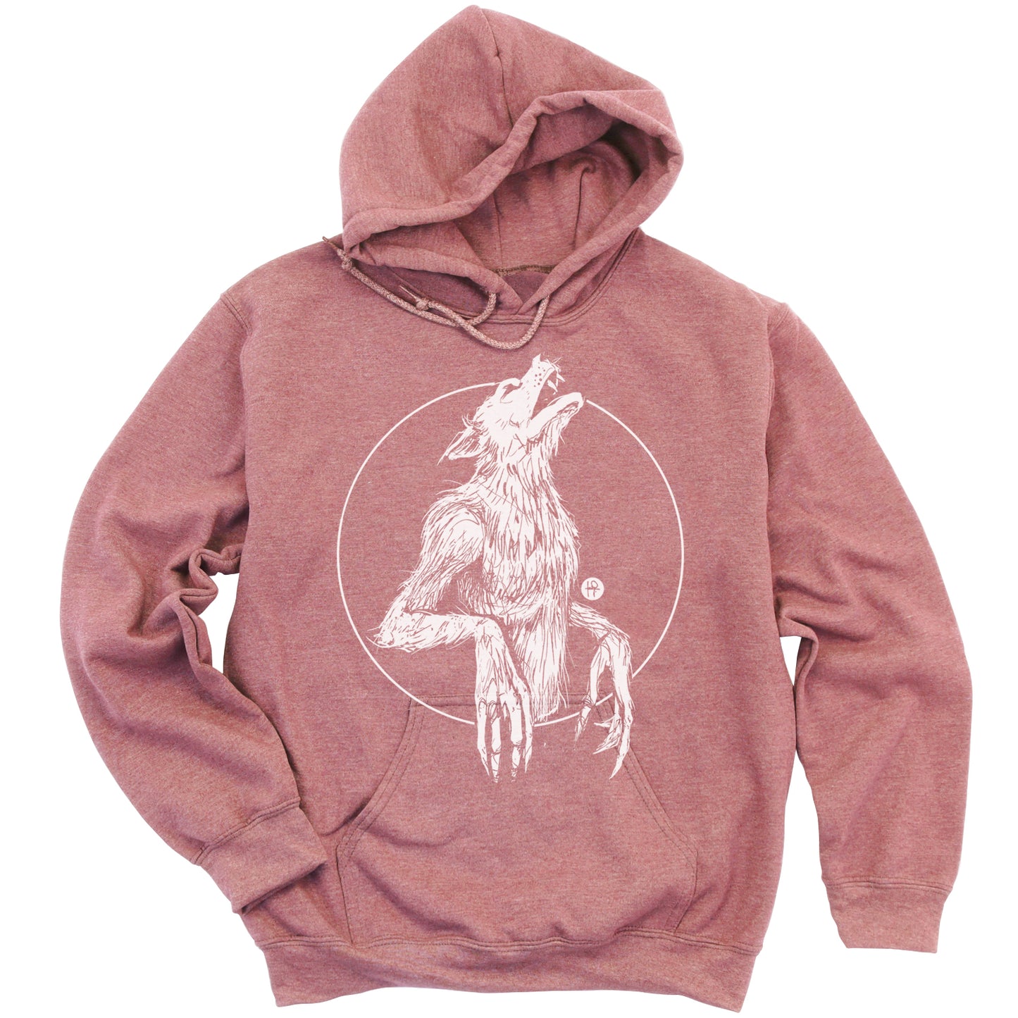 Howling Werewolf: Embrace the Night Hoodie