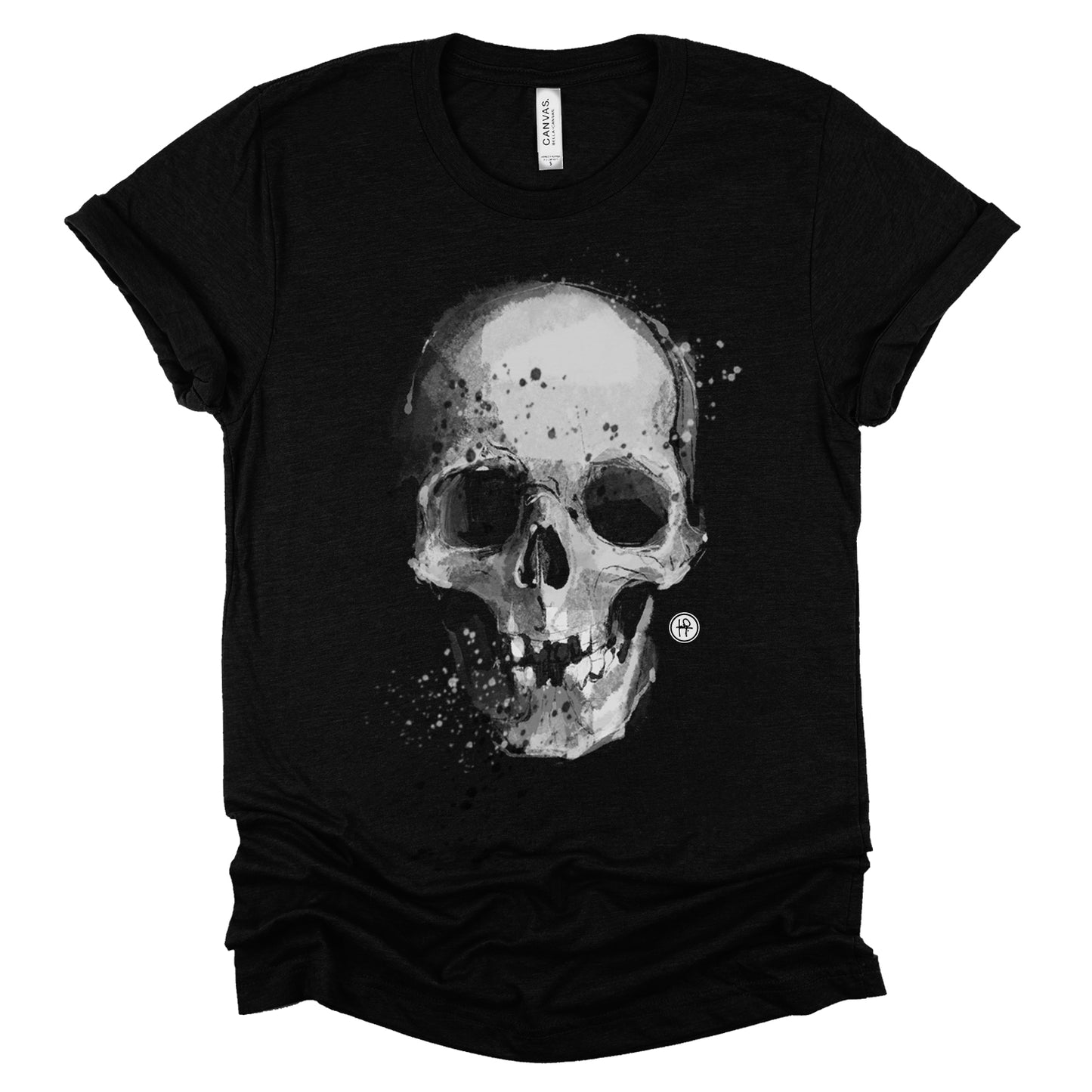 White Skull: Gritty Elegance T-Shirt