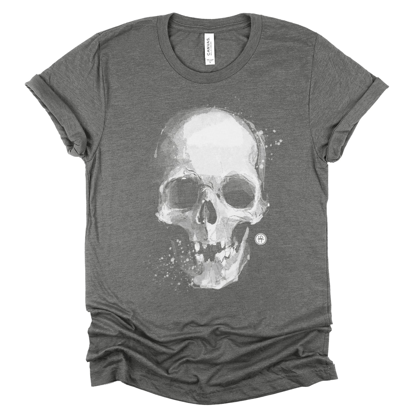 White Skull: Gritty Elegance T-Shirt