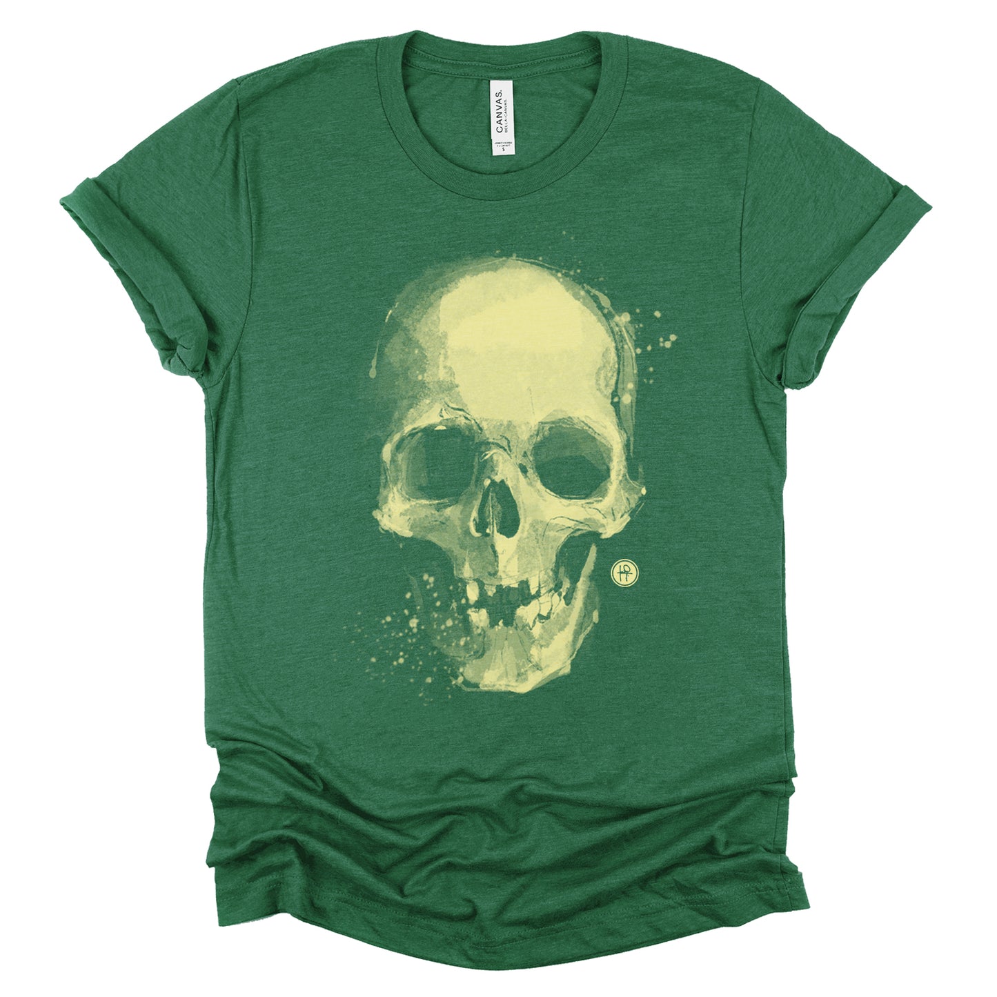 White Skull: Gritty Elegance T-Shirt