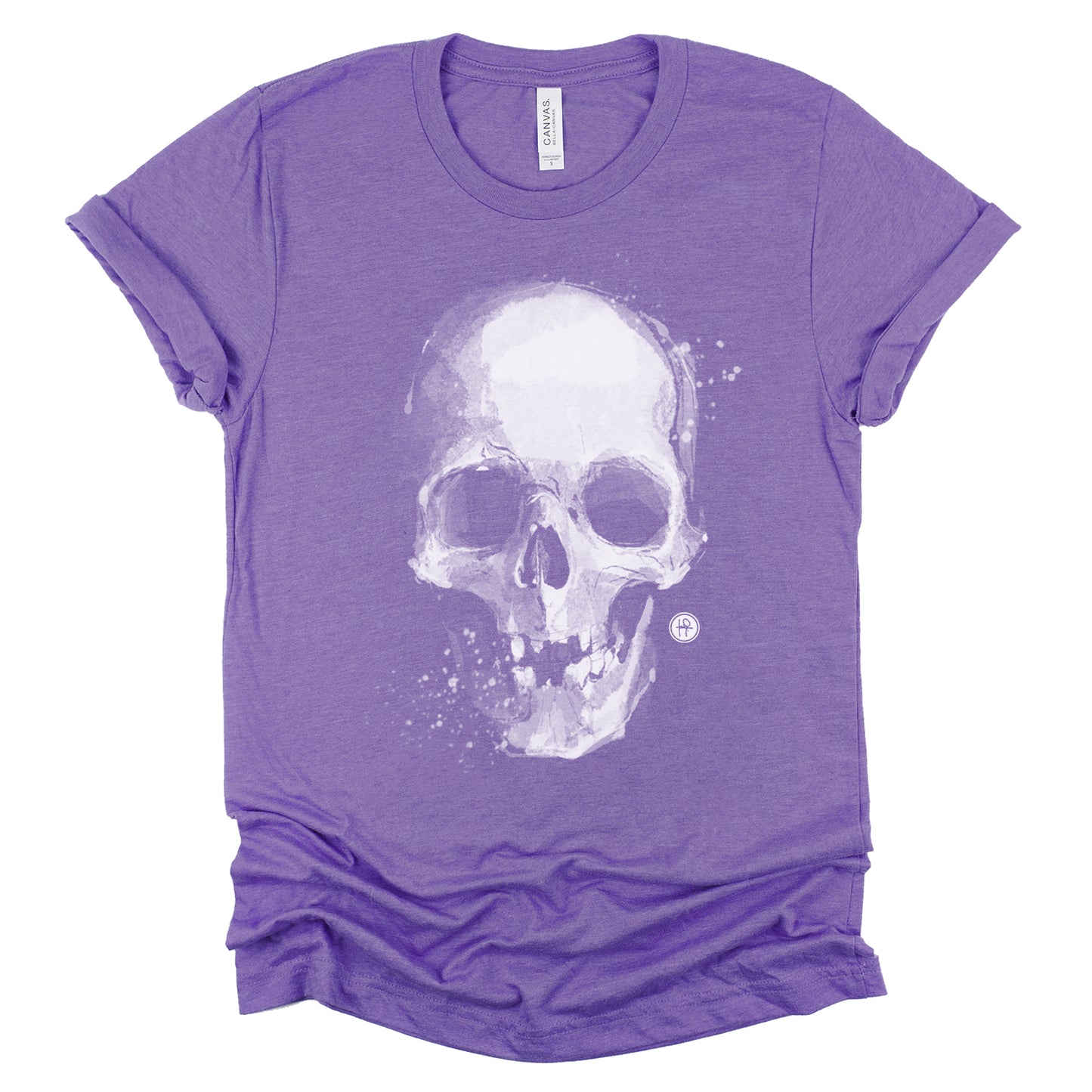 White Skull: Gritty Elegance T-Shirt