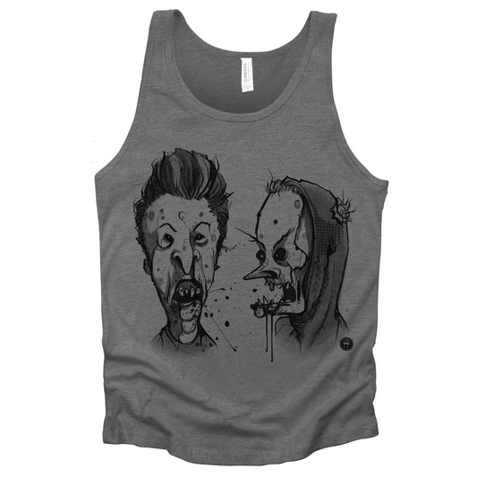 Zombie Beavis & Butthead: Ghoulish Dimwits Tank Top