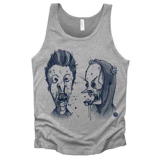 Zombie Beavis & Butthead: Ghoulish Dimwits Tank Top