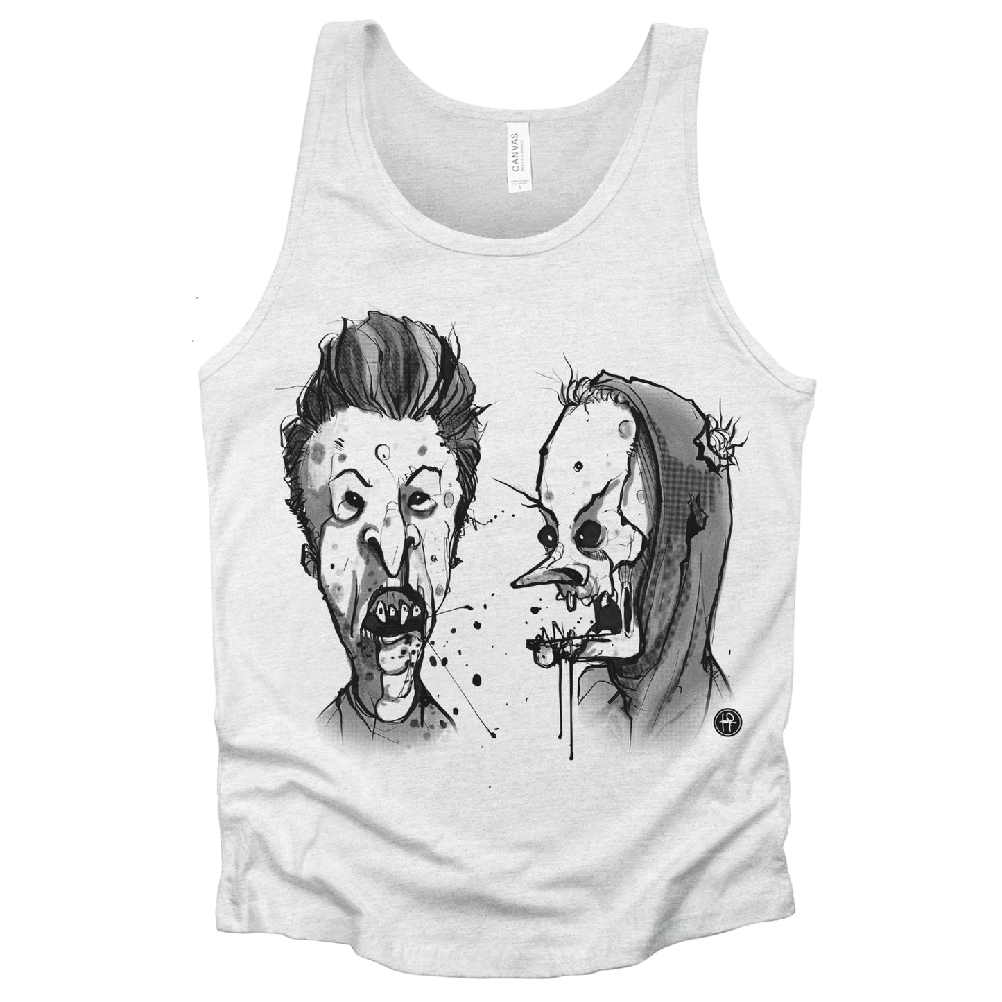 Zombie Beavis & Butthead: Ghoulish Dimwits Tank Top