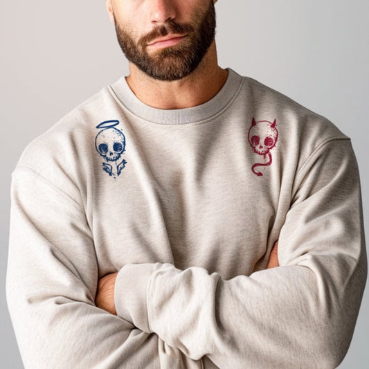 Angels & Devils On Your Shoulders: Seductive Temptations Sweatshirt