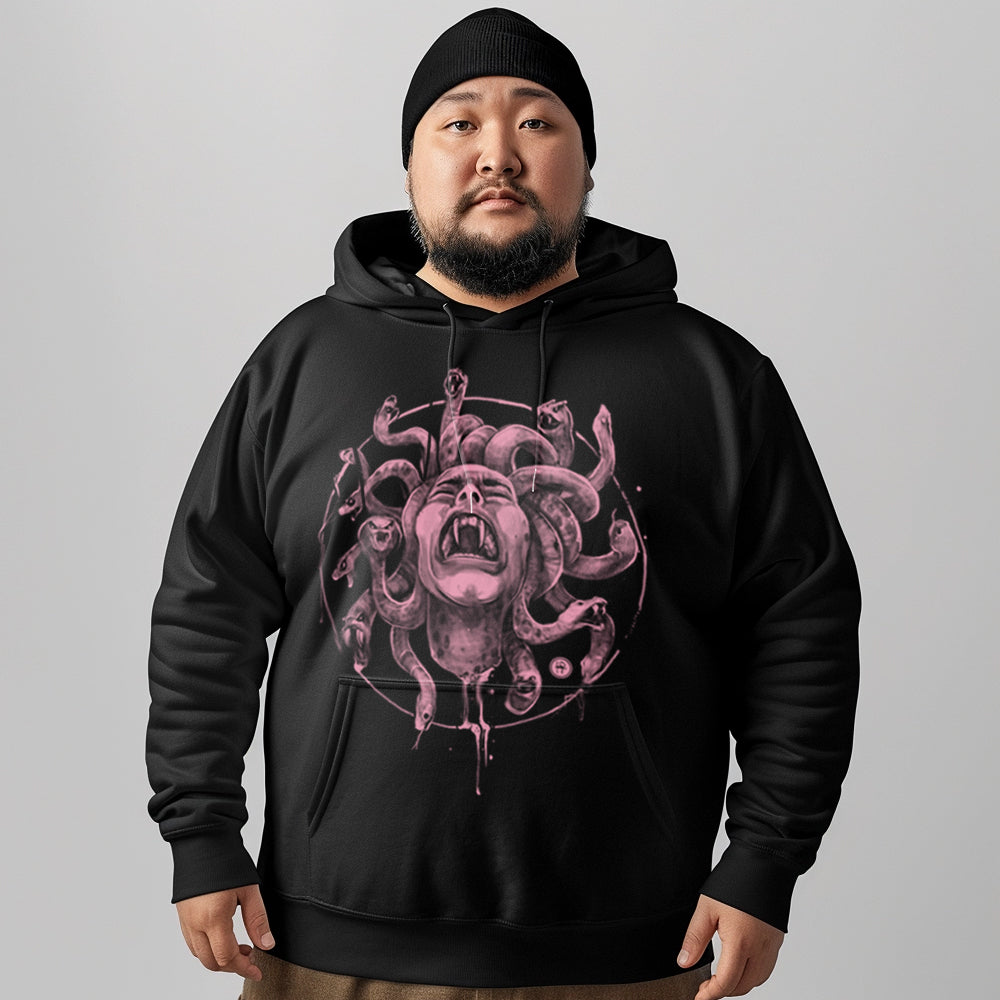 Medusa's Pain: Scream Captured Hoodie