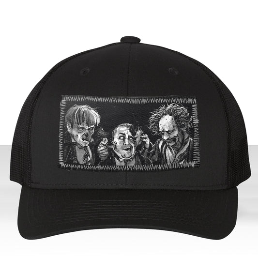3 Zombie Fools: Horror & Shenanigans Trucker Hat