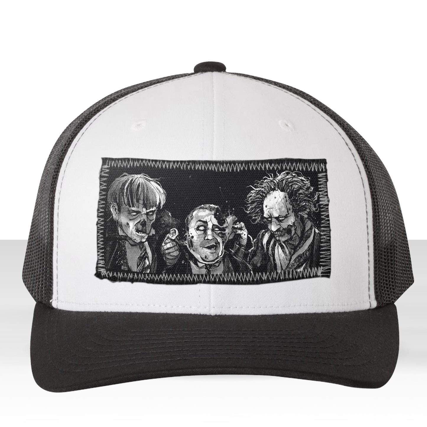 3 Zombie Fools: Horror & Shenanigans Trucker Hat