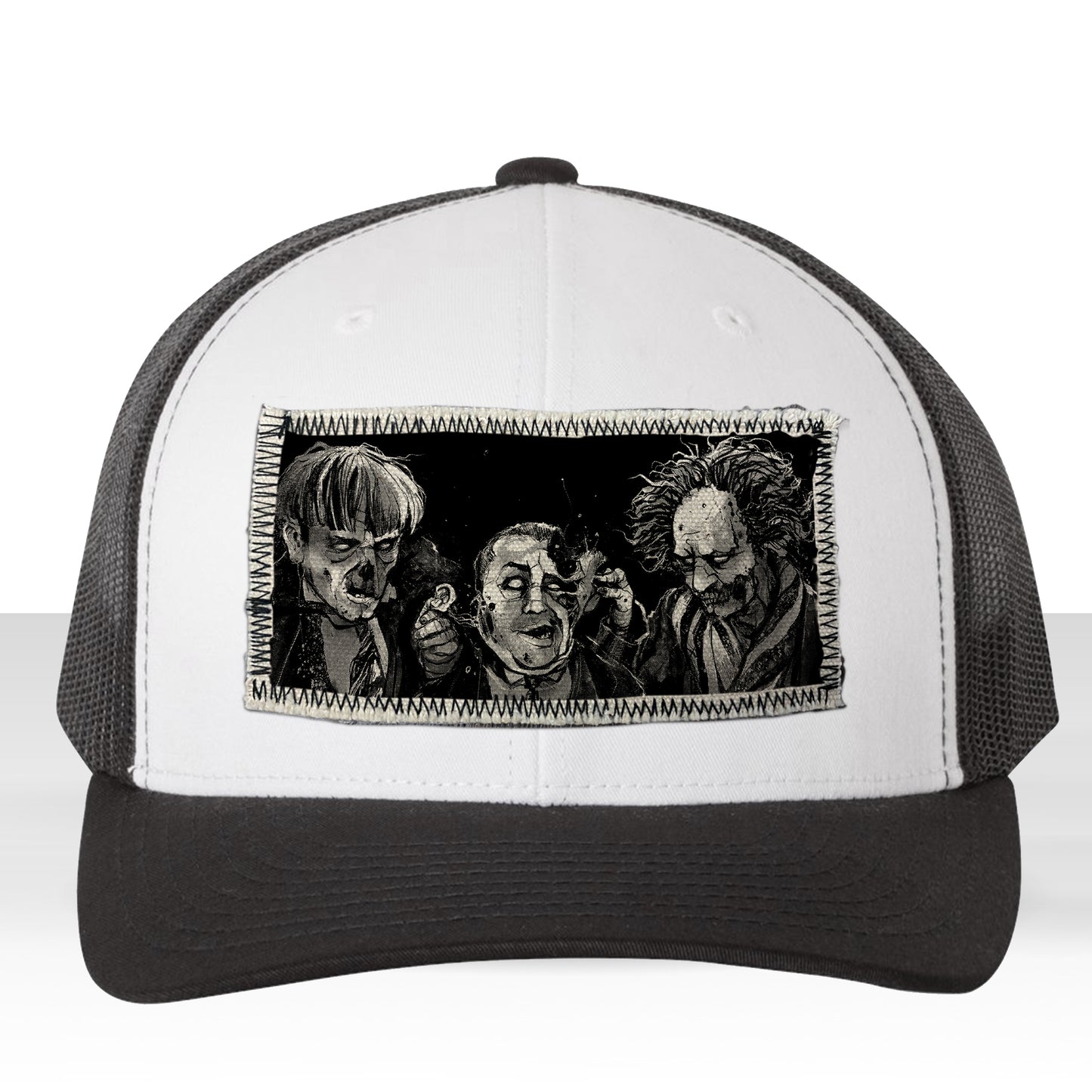 3 Zombie Fools: Horror & Shenanigans Trucker Hat