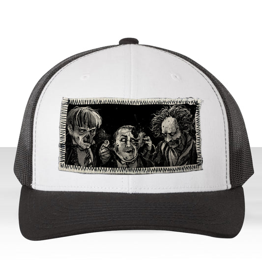 3 Zombie Fools: Horror & Shenanigans Trucker Hat