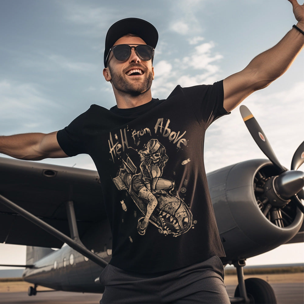 Bomber Girl: Hell from Above T-Shirt