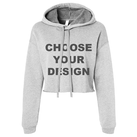 Custom Women's Crop Hoodie (7502)