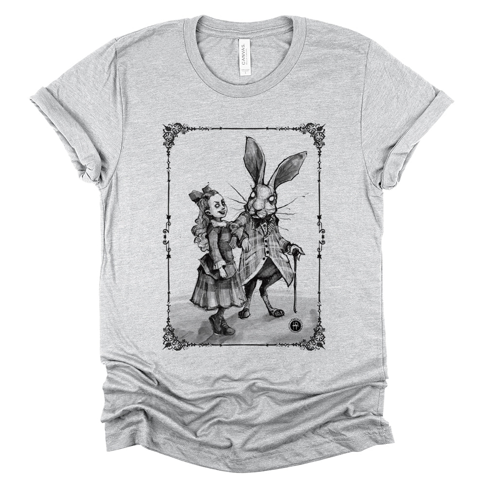 Journey to Wonderland: A Path to the Tea Party T-shirt