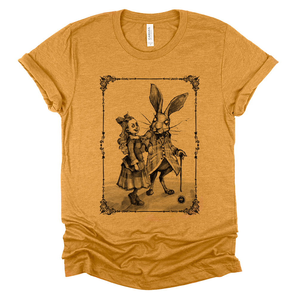 Journey to Wonderland: A Path to the Tea Party T-shirt