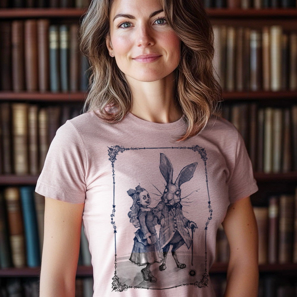 Journey to Wonderland: A Path to the Tea Party T-shirt