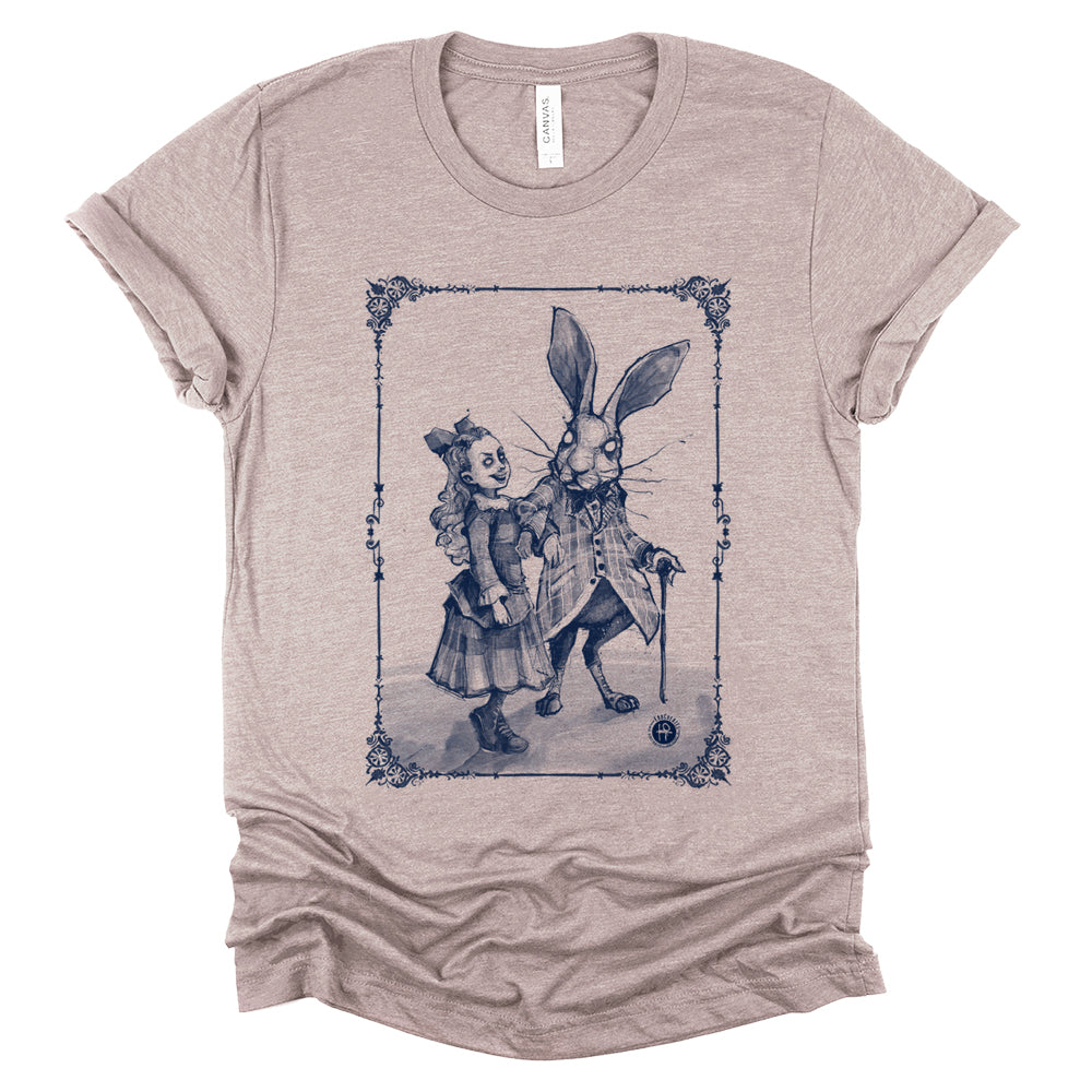 Journey to Wonderland: A Path to the Tea Party T-shirt
