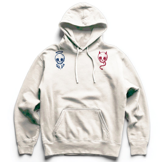 Angels & Devils On Your Shoulders: Seductive Temptations Heavyweight Hoodie