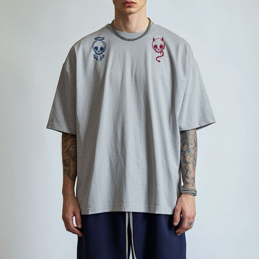 Angels & Devils On Your Shoulders: Seductive Temptations Heavyweight Tee