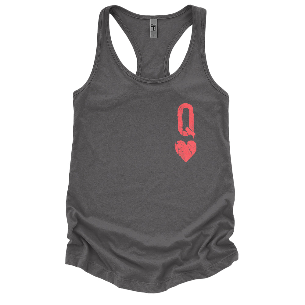 Queen of Hearts Distressed: Reign of Chaos Tank Top