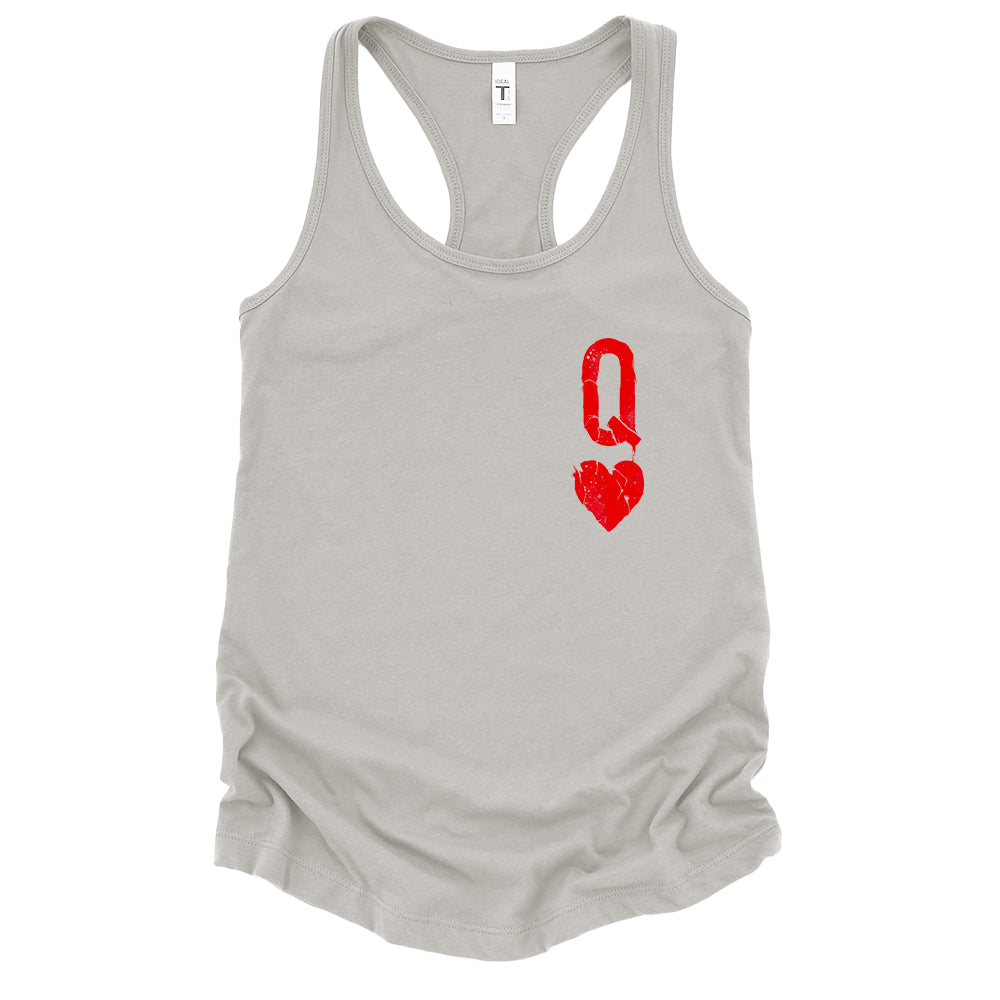 Queen of Hearts Distressed: Reign of Chaos Tank Top