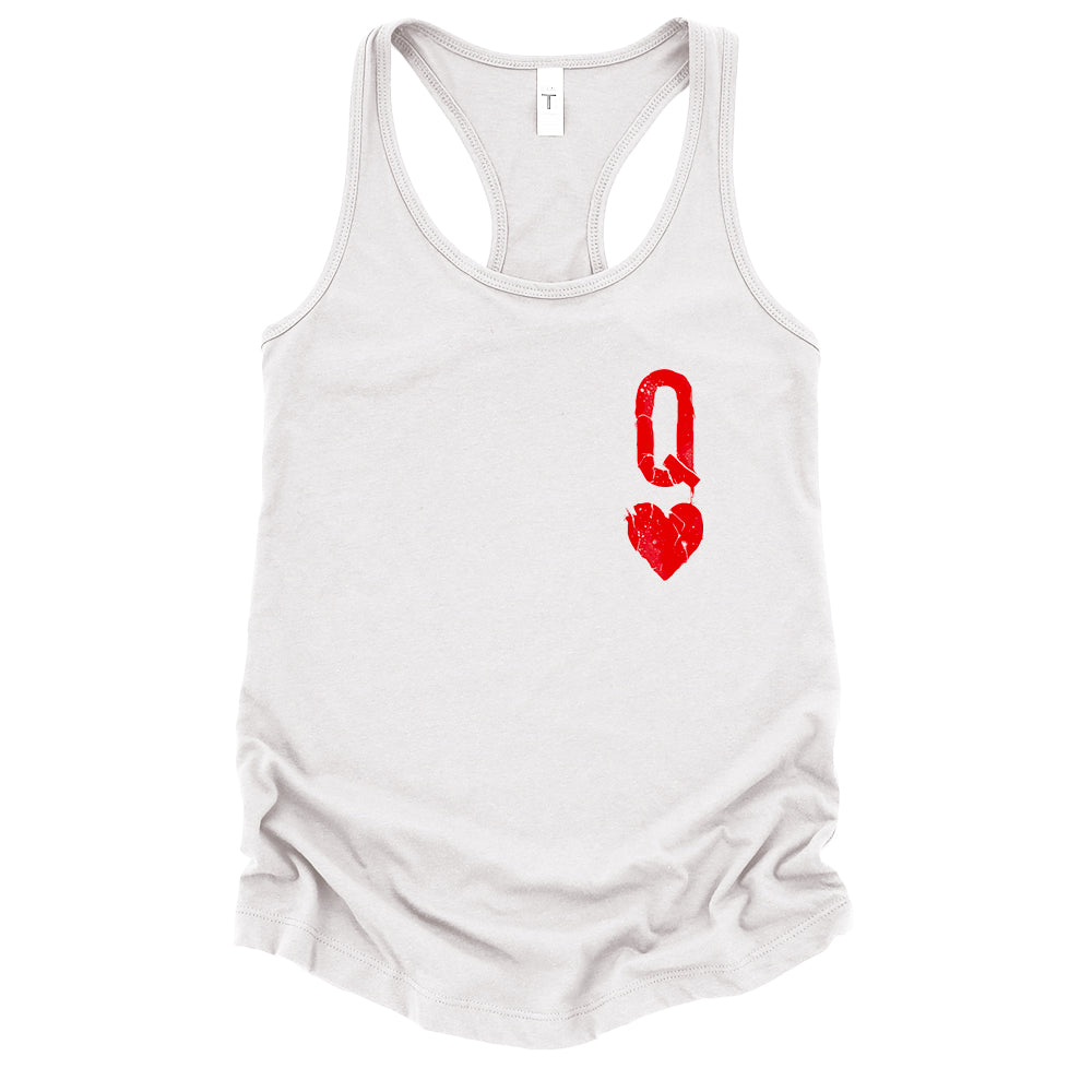 Queen of Hearts Distressed: Reign of Chaos Tank Top