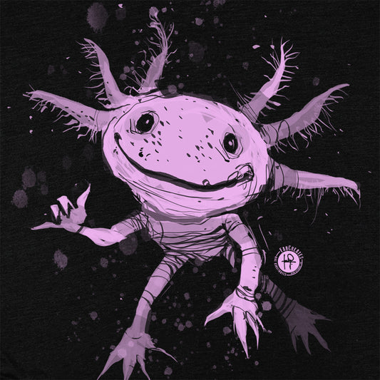 Axolotl Surfing: Catching Waves with Cuteness T-shirt