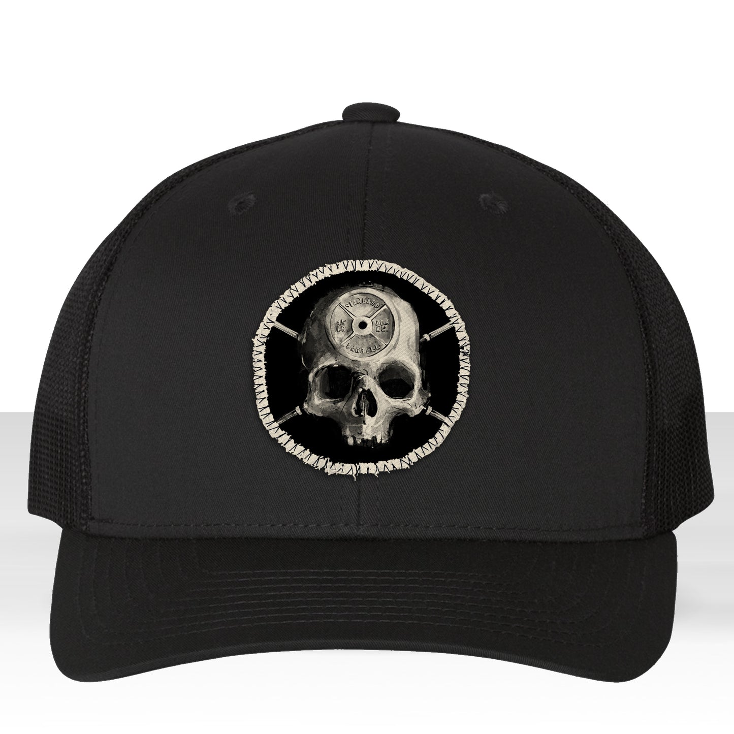 Barbell Head: Skulls and Iron Trucker Hat
