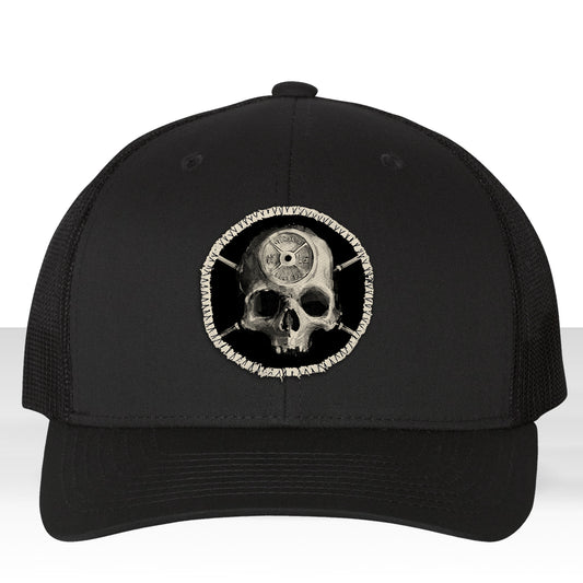 Barbell Head: Skulls and Iron Trucker Hat