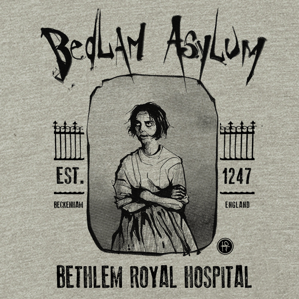 Bedlam Asylum: Unveiling the Haunting Secrets T-Shirt