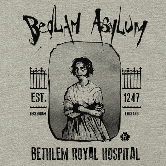 Bedlam Asylum: Unveiling the Haunting Secrets T-Shirt