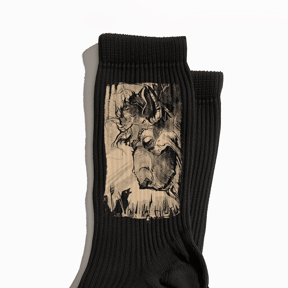 Bison & Bird Crew Socks
