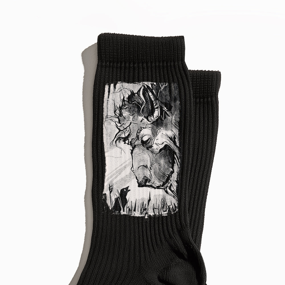 Bison & Bird Crew Socks