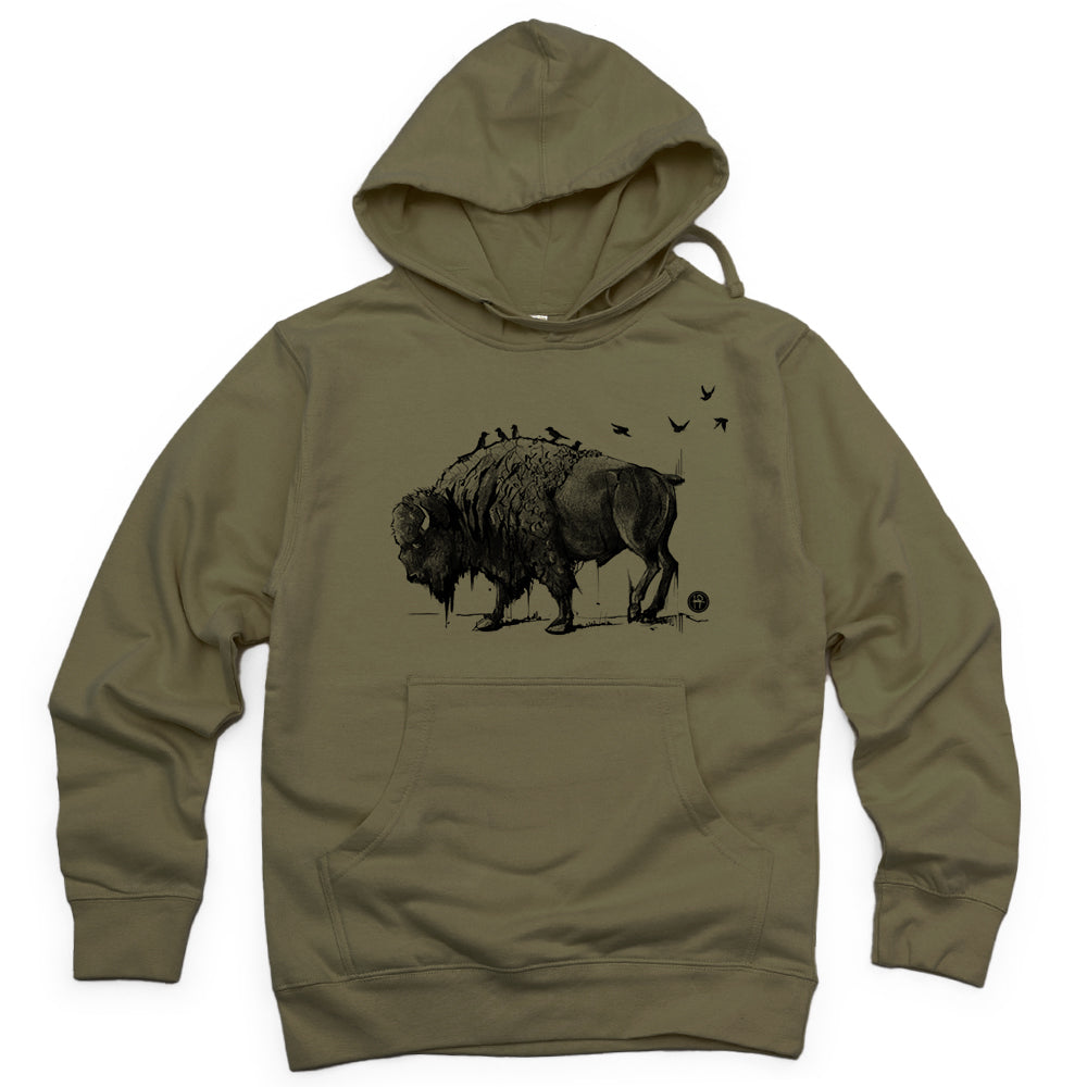 Bison: Majestic Harmony Hoodie
