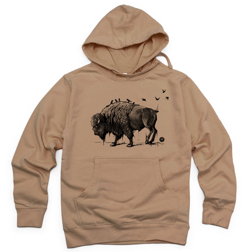 Bison: Majestic Harmony Hoodie