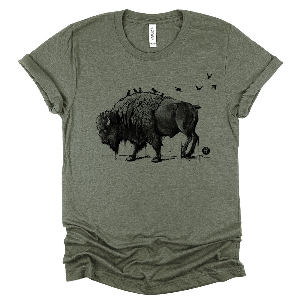 Bison: Majestic Harmony T-shirt