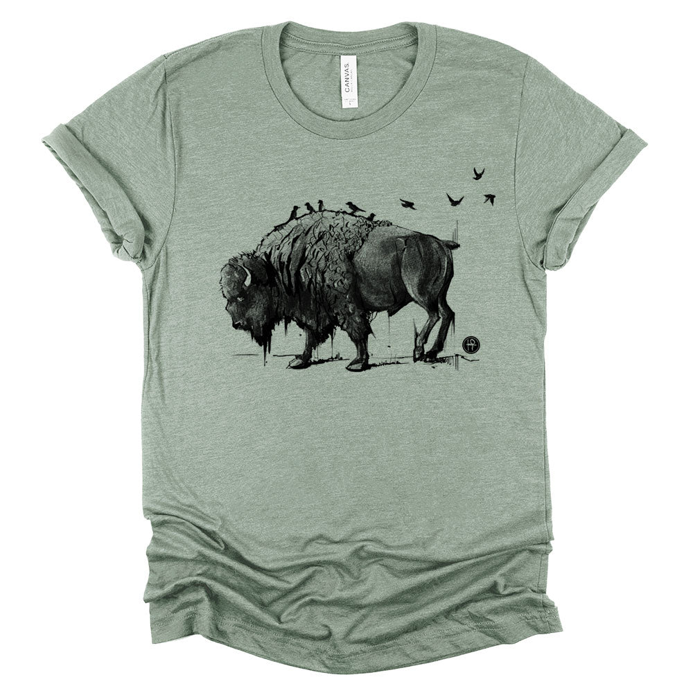 Bison: Majestic Harmony T-shirt